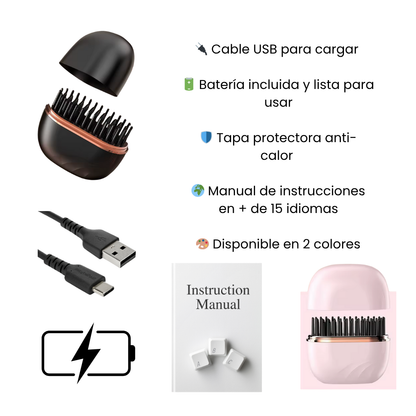 Mini Plancha de Pelo Portátil